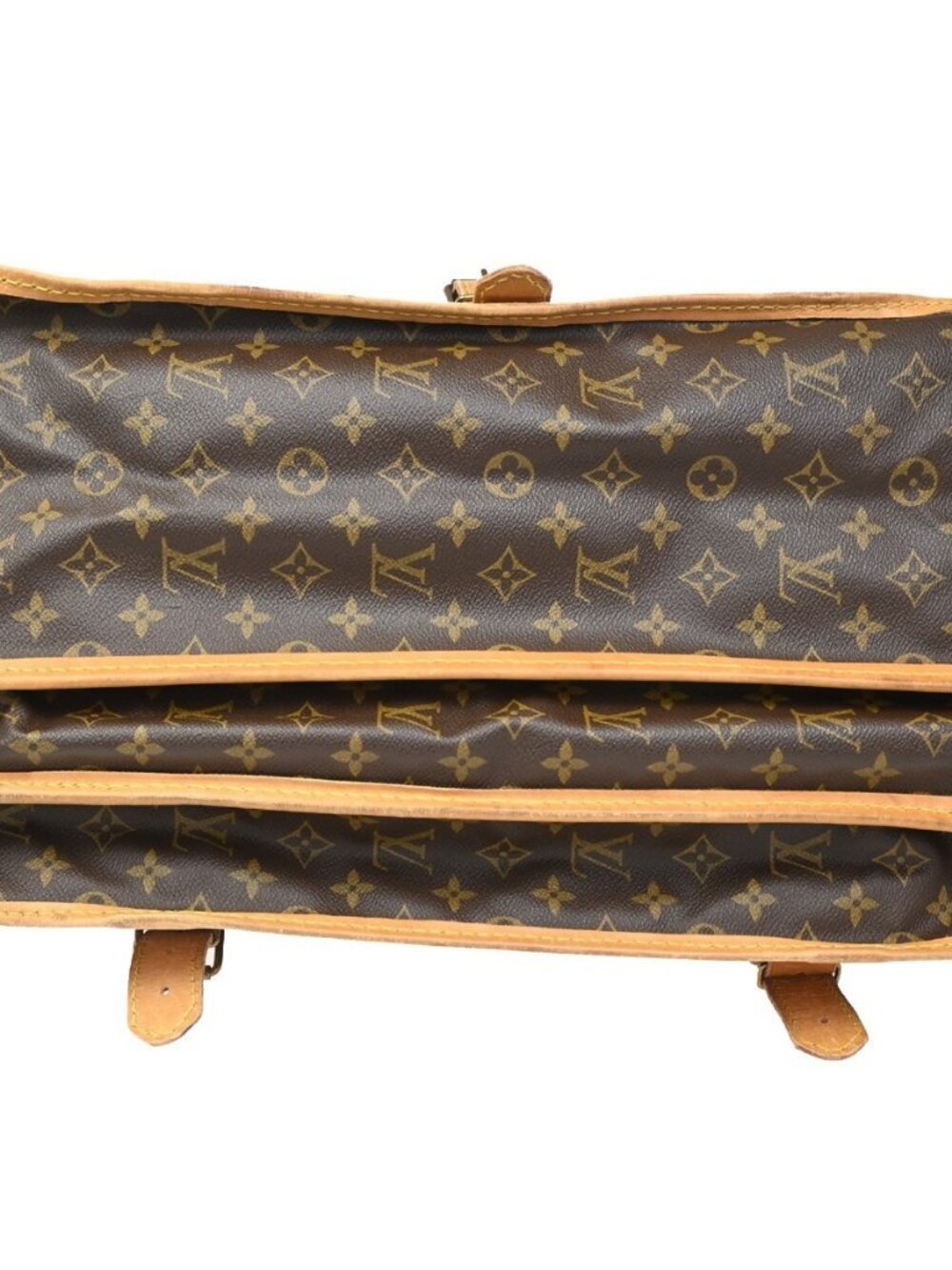 LOUIS VUITTON LV Sac Kleber Shoulder Bag Monogram Leather Brown M58122 13KC407 - Picture 5 of 16